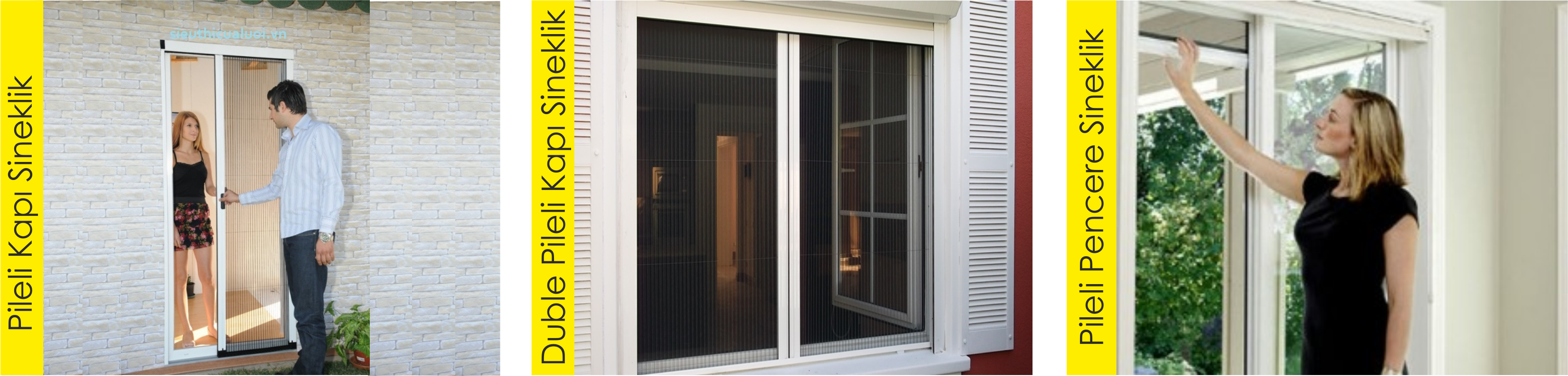 sineklik 3 resim yan yana