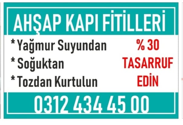 Ahşap Kapı Fitili